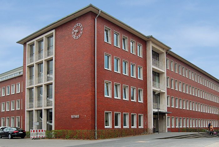 Die komplette Erneuerung des Rathauses in Herten (NRW)
