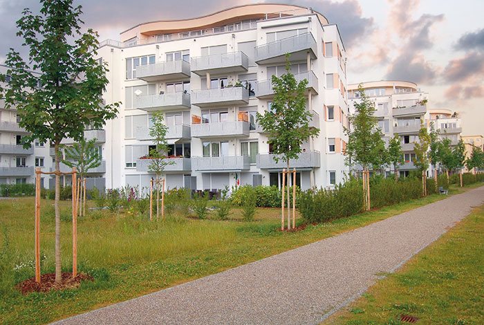 Wohnanlage Hochstiftsweg Abdichtungskonzept der Fensteranschlussfuge